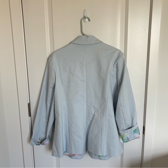 PWR WMN The "Blue Crush" Oversized Women's Blazer Suit Jacket - Picture 9 of 9